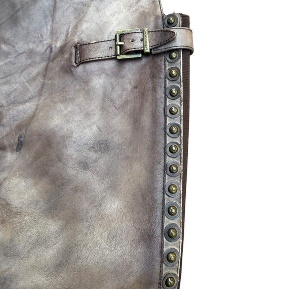 Arturo Chiang Brown Over the Knee Boots Leather Equestrian Style Size 8M - Picture 8 of 12